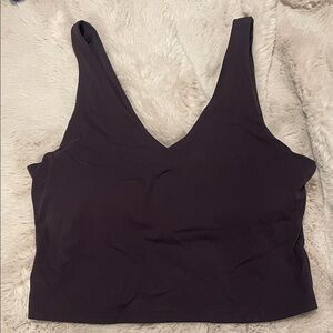 Athleta Dark Purple Crop Top